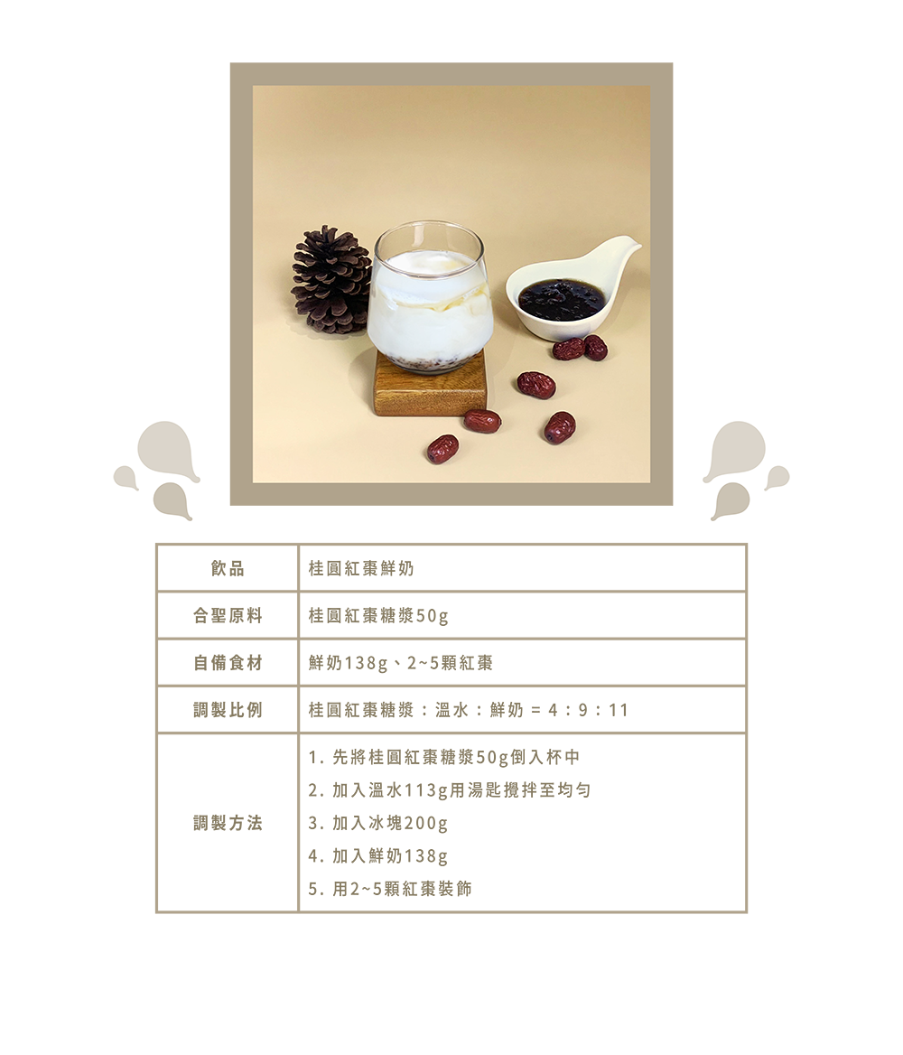 Longan And Red Date Fresh Milk01