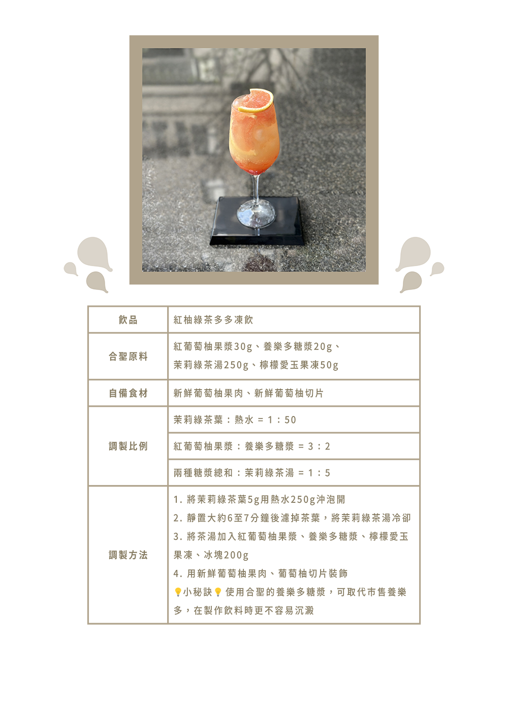 Grapefruit Green Tea Yakult With Lemon Aiyu Jelly1