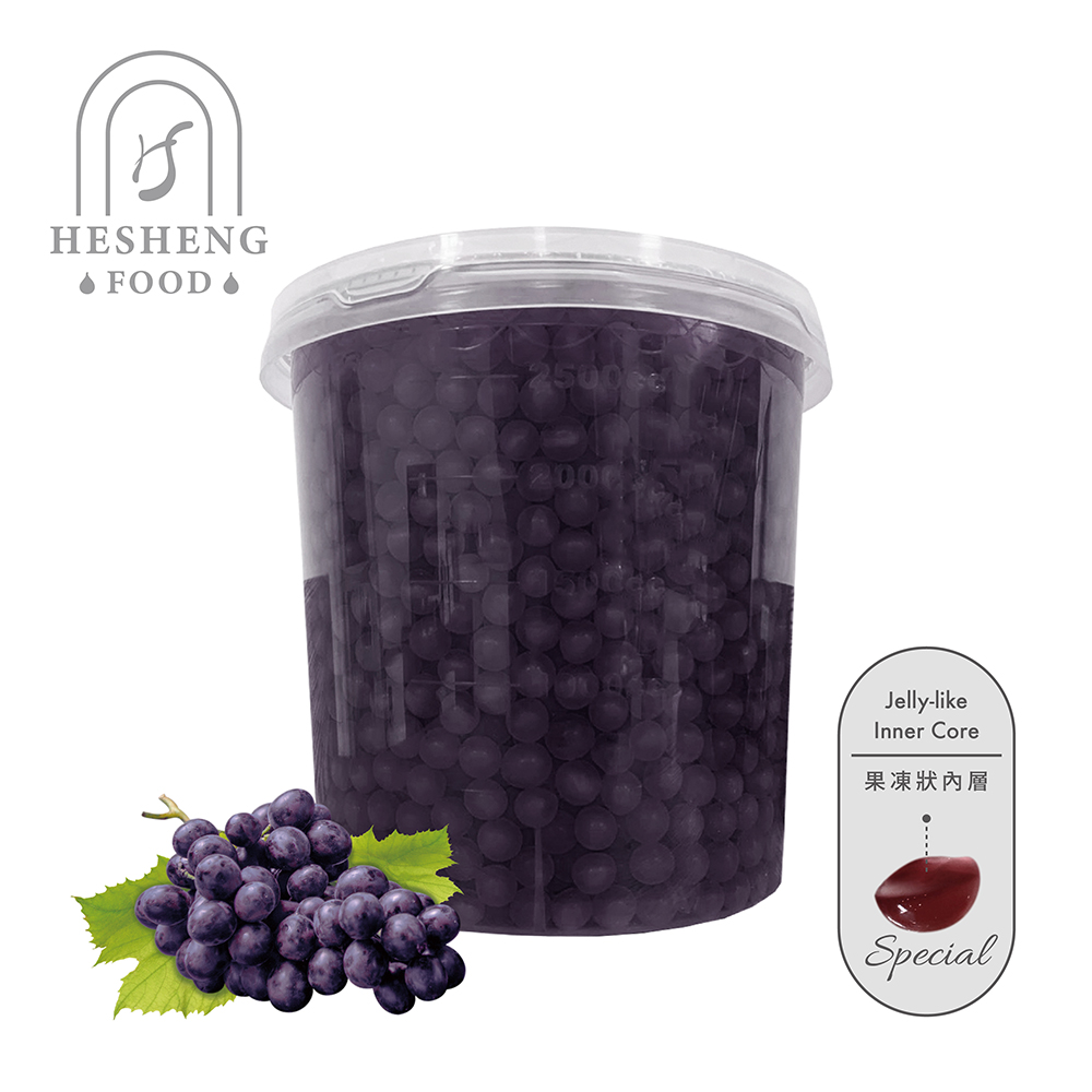 Grape Flavor Popping Jelly Balls
