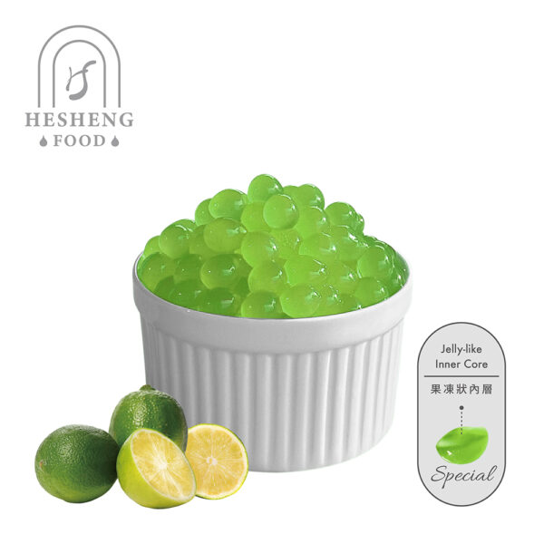 Lemon Flavor Popping Jelly Balls 2