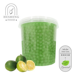 Lemon Flavor Popping Jelly Balls