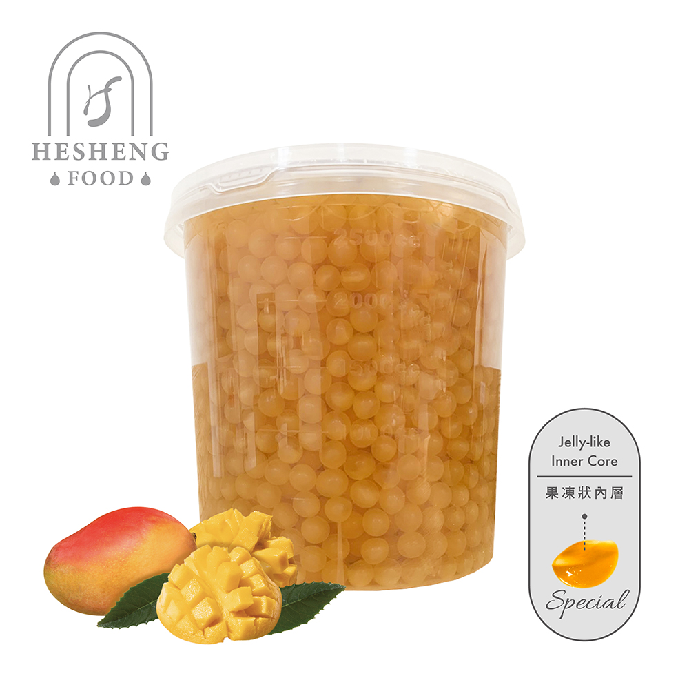 Mango Flavor Popping Jelly Balls