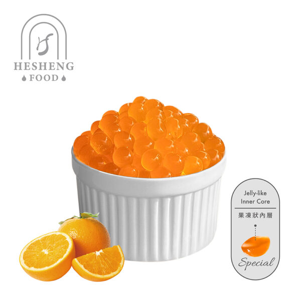 Orange Flavor Popping Jelly Balls 2
