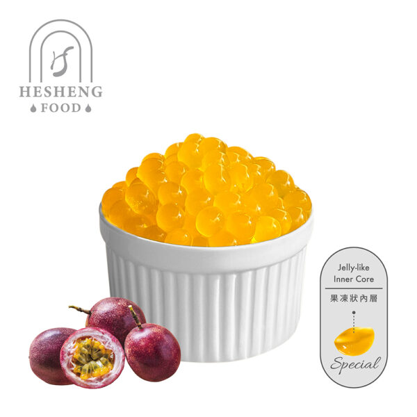 Passion Fruit Flavor Popping Jelly Balls 2