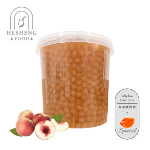 Peach Flavor Popping Jelly Balls
