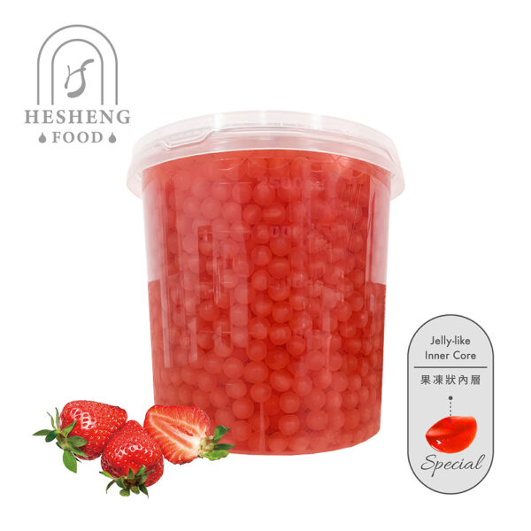Strawberry Flavor Popping Jelly Balls